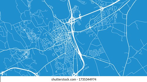 Urban vector city map of Concord, USA. New Hampshire state capital