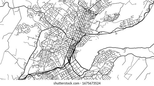 Map Of Dunedin And Surrounding Area Urban Vector City Map Dunedin New Stock Vector (Royalty Free) 1675673524 |  Shutterstock