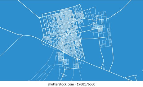 Urban vector city map of Hafar Al, Saudi Arabia, Middle East
