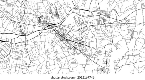 Mapa urbano de Havirov, República Checa, Europa