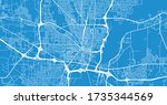 Urban vector city map of Jackson, USA. Mississippi state capital