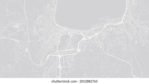 Urban vector city map of Jokoping, Sweden, Europe