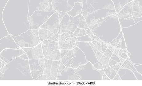 Urban vector city map of Mecca, Saudi Arabia, Middle East