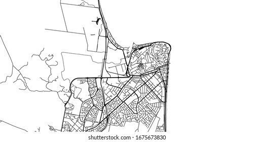 Mapa urbano vectorial de Napier, Nueva Zelanda