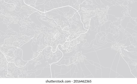 Urban vector city map of Nazareth, Israel, middle east