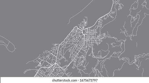 Urban Vector City Map Nelson New Stock Vector (Royalty Free) 1675673797 ...