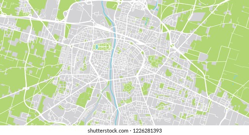 Urban Vector City Map Parma 260nw 1226281393 