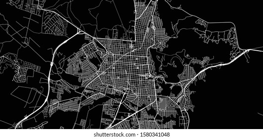 Urban Vector City Map Salta Argentina Stock Vector (Royalty Free ...