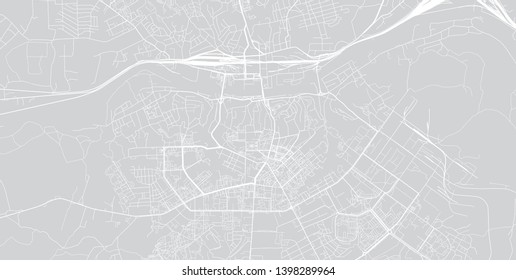 Urban vector city map of Smolensk, Russia