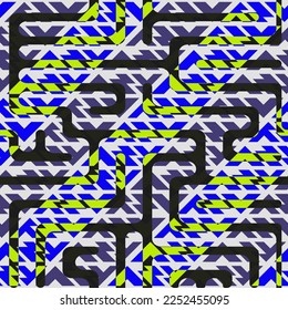 Urban vector geometric seamless texture