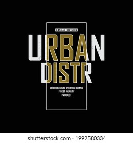 Ilustración vectorial urbana y tipografía, perfecta para camisetas, carteras, impresiones, etc.