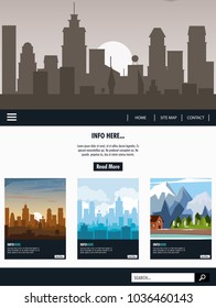 Urban website template