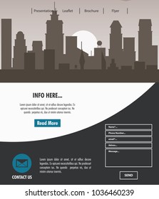 Urban website template