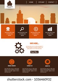 Urban website template