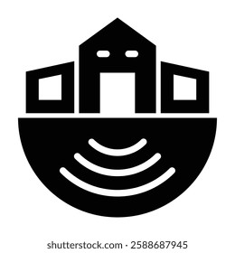 Urbanism Glyph Icon Design For Personal And Commercial Use