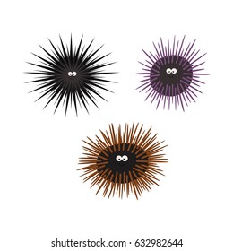 Urchin animal cartoon character