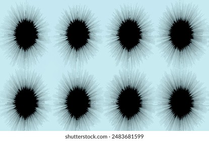 Urchin Mesh And Grunge Abstract Wallpaper With Blur Effect