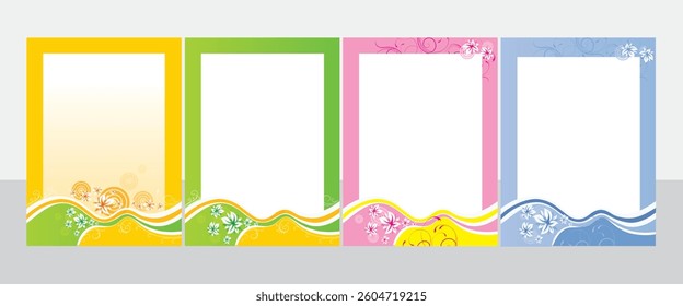Urdu book template - book inside pages design 