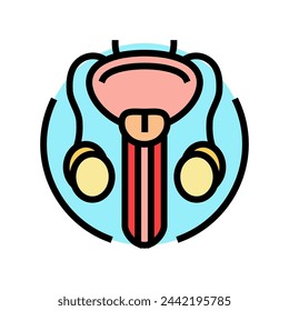 urethral stricture urology color icon vector. urethral stricture urology sign. isolated symbol illustration