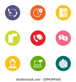 Urge icons set. Flat set of 9 urge vector icons for web isolated on white background