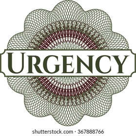 Urgency abstract rosette
