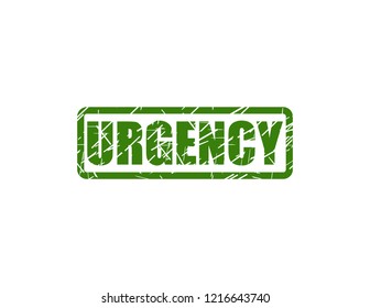 Urgency green stamp