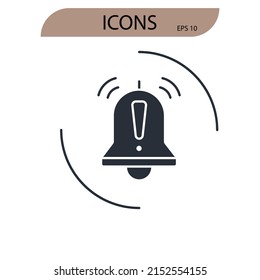 urgency icons  symbol vector elements for infographic web