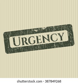 Urgency rubber grunge texture stamp