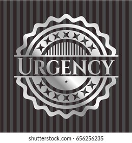 Urgency silver emblem