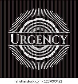 Urgency silvery badge