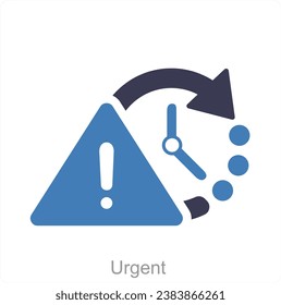 Concepto de icono de alerta y urgencia