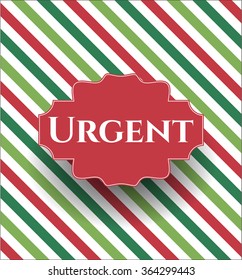 Cartel o afiche urgente