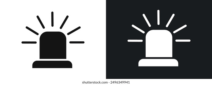 Vector de conjunto de gráficos lineales de icono de emergencia urgente en negro