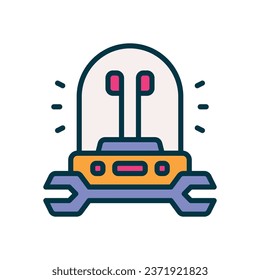 urgent filled color icon. vector icon for your website, mobile, presentation, and logo design.