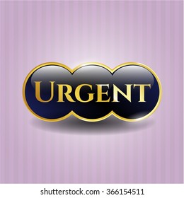 Urgent gold badge