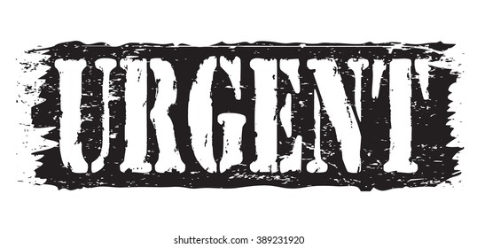 urgent icon, vector illustration