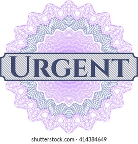 Urgent linear rosette