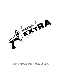 Urgent News Announcement Extra! Extra! Loudspeaker Bulletin Breaking News