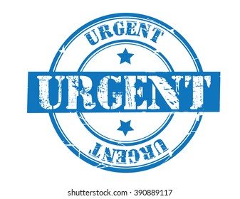 urgent on a white, vector illustration
