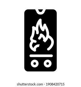 urgent question and calling to call center glyph icon vector. urgent question and calling to call center sign. isolated contour symbol black illustration