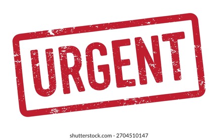 Urgent red Stamp Vector Art Design