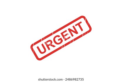 Urgent Red stamp vector text