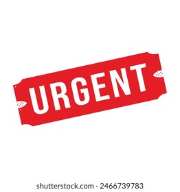 urgent Rubber stamp design. VECTOR ILLUSTRATION.