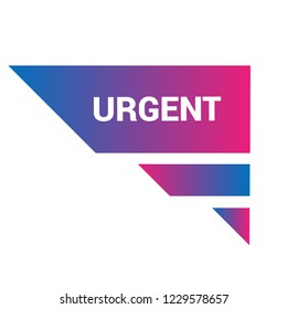 urgent sign,label. urgent speech bubble. urgent tag sign,banner,sticker