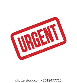 Urgent Stamp Label Vector Design