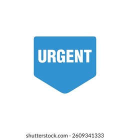 urgent tag. urgent isolated peeler vector template