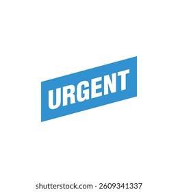 urgent tag. urgent isolated peeler vector template
