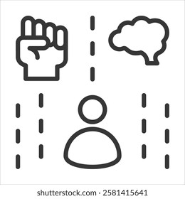 Urges Icon Vector Illustration Outline