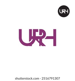URH Logo Letter Monogram Design
