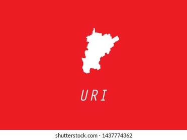 Uri canton outline map Switzerland country state region